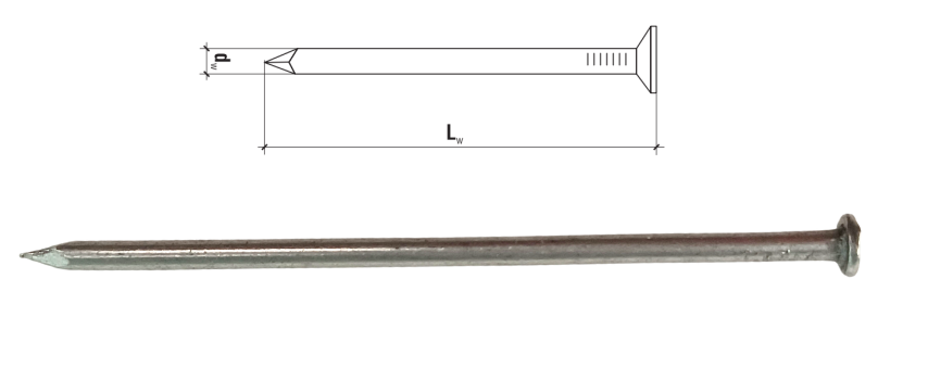 Gwoździe budowlane GB CZ